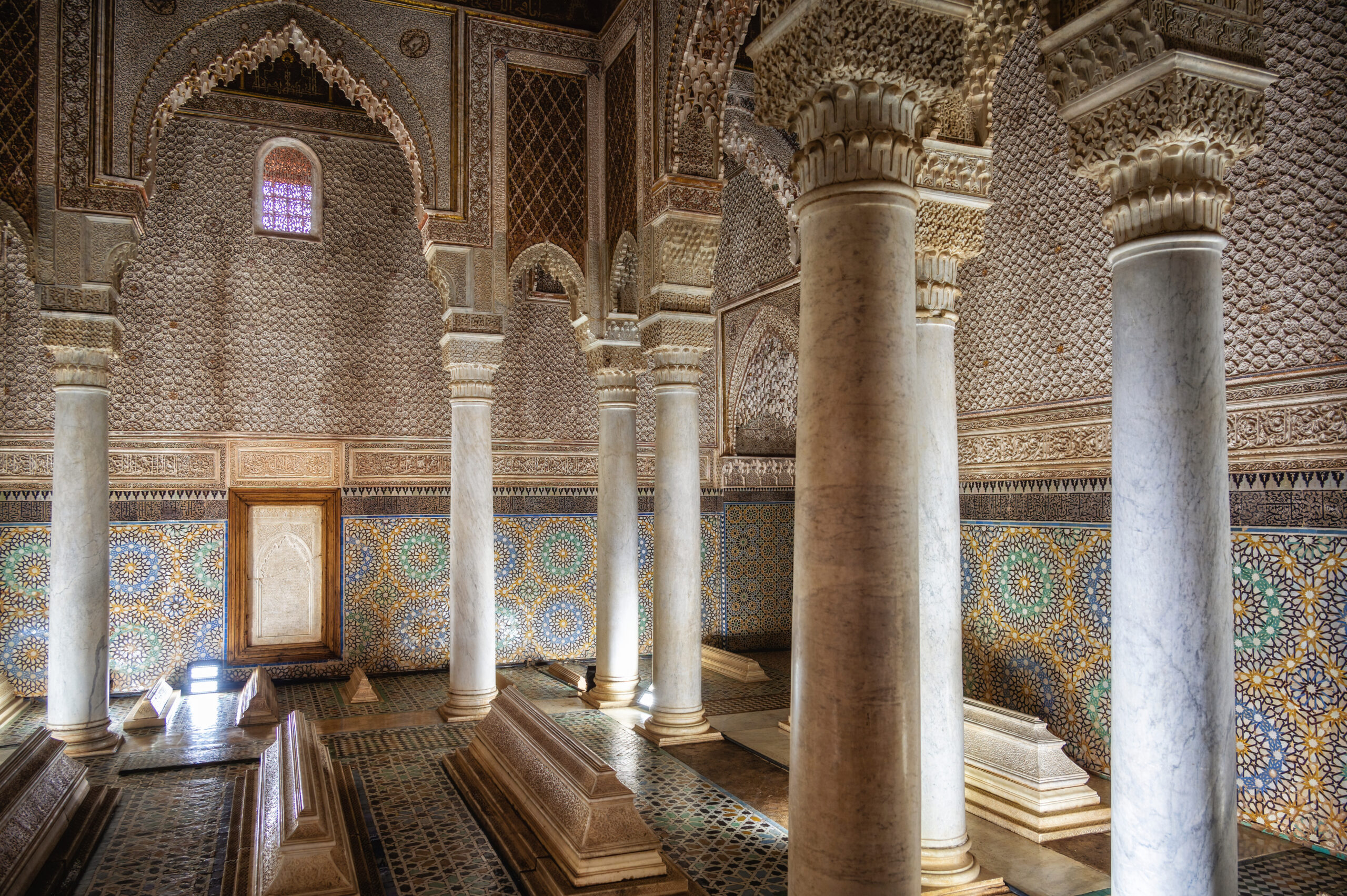 production-services-and-filming-in-marocco-tombs-with-decorative-tiles